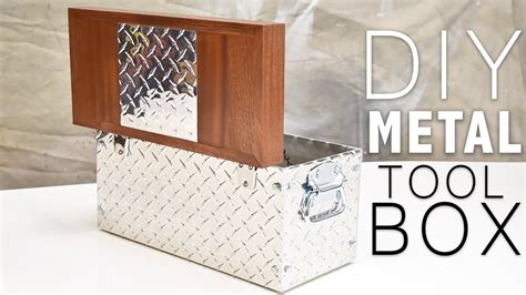 how to make a metal tool box|homemade tool box.